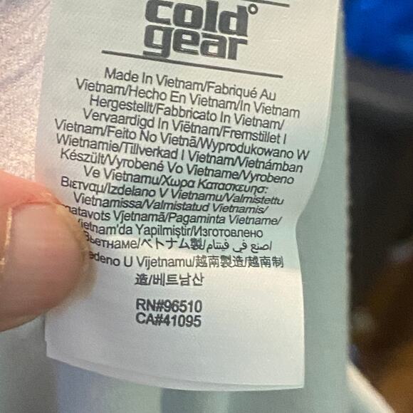 Under Armour Jacket Women Small ColdGear Cozy Cyber Blue Sporty Fitness Running - Picture 5 of 13